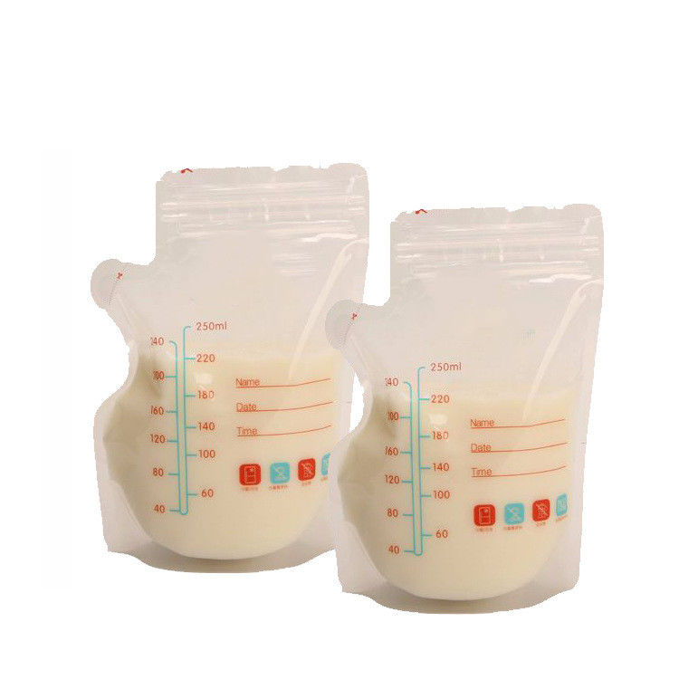 Disposable Double Seal 250ML Breast Milk Pouches