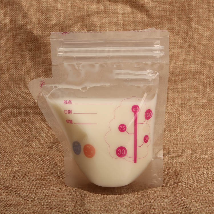 Disposable Double Seal 250ML Breast Milk Pouches