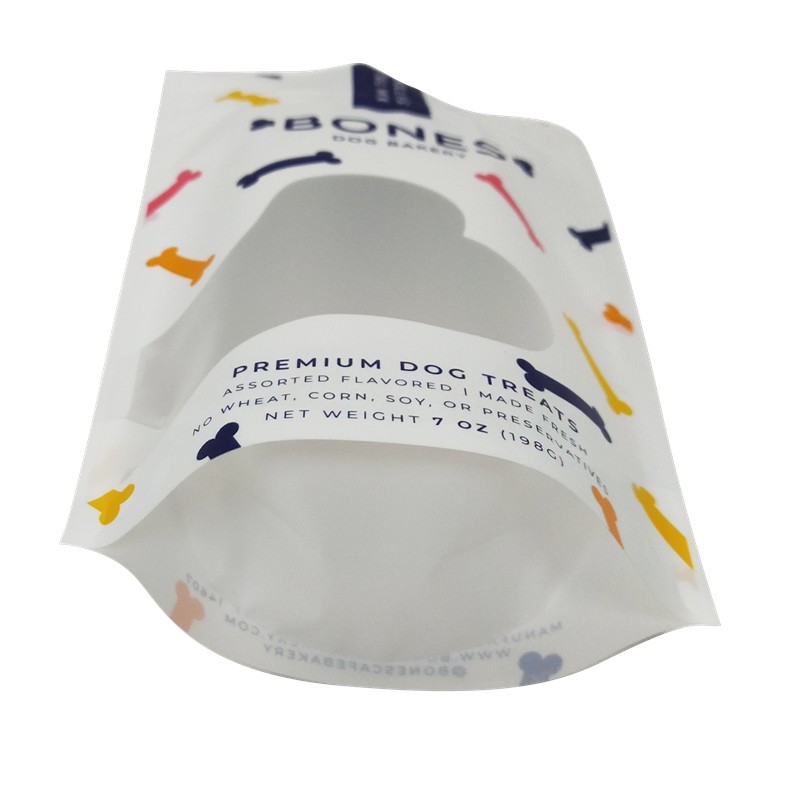 Printed Mylar Frosted Stand Up Resealable Food Pouches