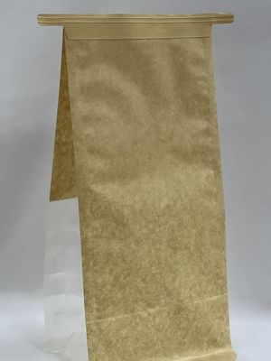 Custom Size Kraft Paper Packaging Pouches ISO Certificate For Bread Bakery