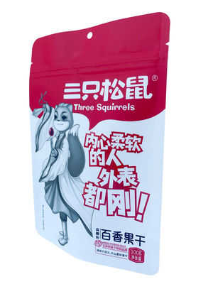 Customizable Barrier Stand Up zipper Paper Packaging Pouches For Food
