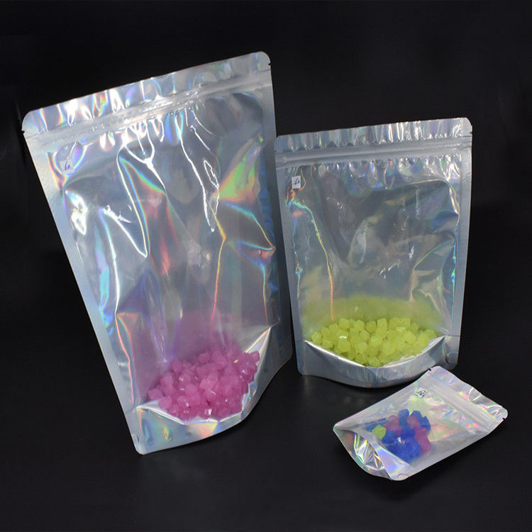 Holographic Standing Zipper 340g Mylar Smell Proof Bags