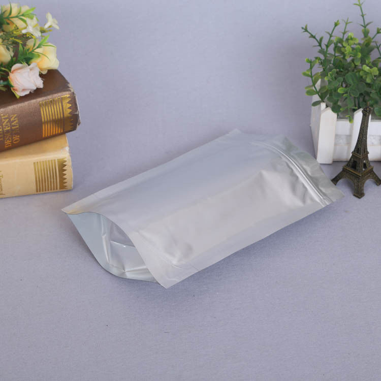 Food Grade Silver Storage Customized Mylar Bags