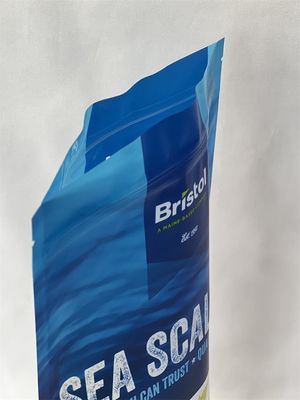 16oz Stand Up Pouch Bags Cutomized Matt With Resealable Ziplock