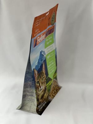 Custom Printing Pet Food Packaging Pouches Bag Matt Flat Bottom