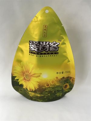 Metalized Mylar Stand Up Bags Free Shaped Customized Printing For Dried Snack