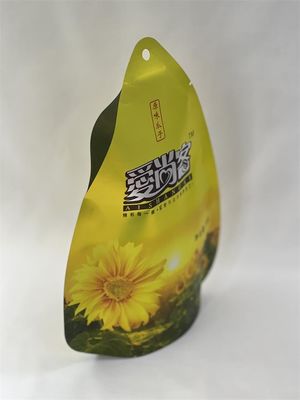 Metalized Mylar Stand Up Bags Free Shaped Customized Printing For Dried Snack