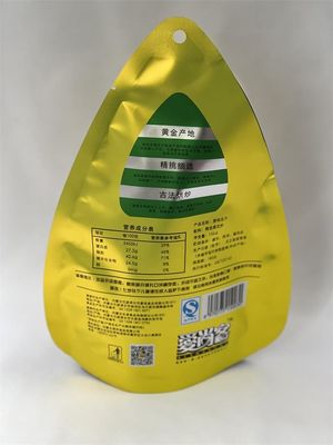 Metalized Mylar Stand Up Bags Free Shaped Customized Printing For Dried Snack