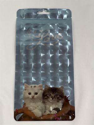 Custom Printed Mylar Stand Up Pouches 500g Pet Food Bag