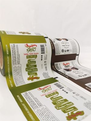 Plastic Foil Printed Laminated Rolls Film Food Packaging For Snack