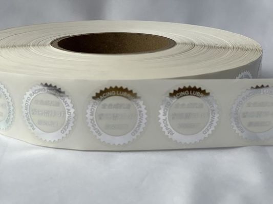Hot Stamp Packaging Label Stickers Adhesive Roll Custom Label Stickers WaterProof