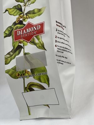 250g Coffee Packaging Pouch Side Heat Seal Gusset Coffee Bags