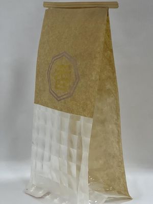 Tin Tie Doypack Stand Up Pouch Clear Printed Paper Pouch For Bread