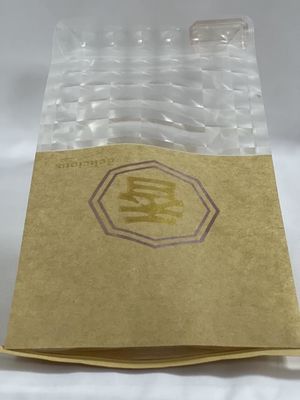 Tin Tie Doypack Stand Up Pouch Clear Printed Paper Pouch For Bread