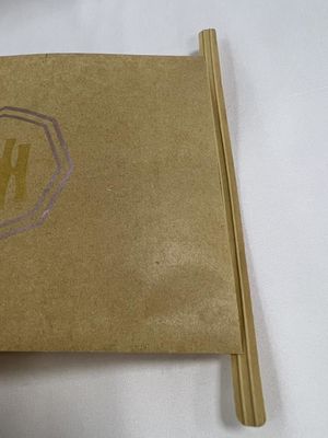 Custom Size Kraft Paper Packaging Pouches ISO Certificate For Bread Bakery