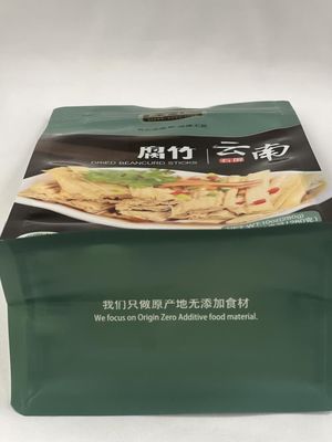 Moisture Proof Food Packaging Pouches Glossy Lamination Side Gusset Bag