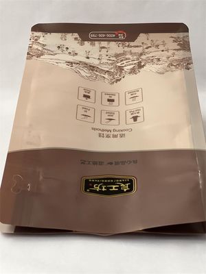 Customized Flat Bottom Pouches 12oz Strong Compression Resistance