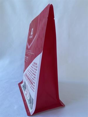 120 Microns Flat Bottom Pouches 100g Mylar Stand Up Bags For Dry Food