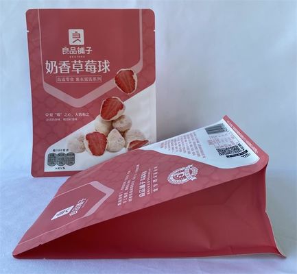 Matt Varnish Custom Stand Up Pouches 100 Microns Waterproof For Snacks