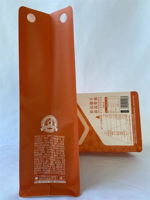 Biodegradable Flat Bottom Stand Up Pouch Gusset With Window
