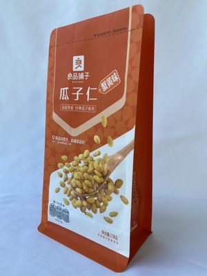 Biodegradable Flat Bottom Stand Up Pouch Gusset With Window