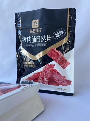 PET Material Food Packaging Pouches Moisture Proof Black Food Barrier Pouches