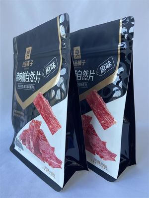 PET Material Food Packaging Pouches Moisture Proof Black Food Barrier Pouches