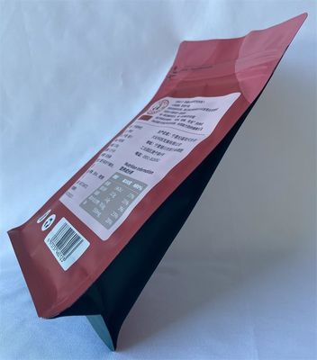 Snacks Food Packaging Pouches Spout UV Surface Metalized With One Side Zipper