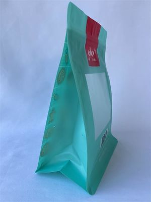 Printed Mylar Flat Bottom Plastic Bags Custom Logo For Snack Food