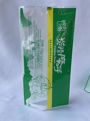 Back Seal Mylar Packaging Bag Transparent Stand Up Food Pouches