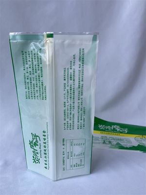 Back Seal Mylar Packaging Bag Transparent Stand Up Food Pouches