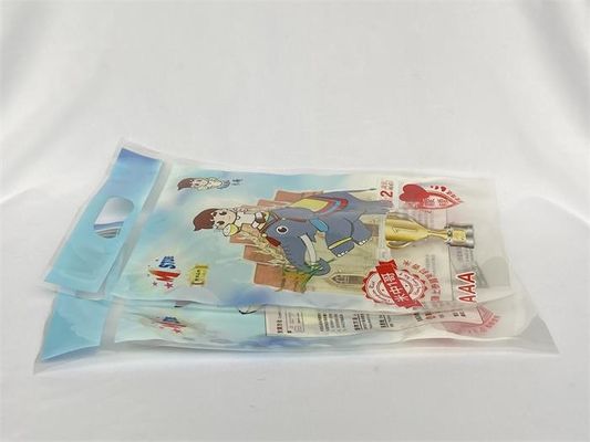 2kg Rice Packaging Bag Plastic Custom Printing With Handle Hole