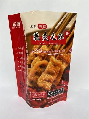 Free Printing Stand Up Packaging Pouches Custom BPA For Sea Food 180g