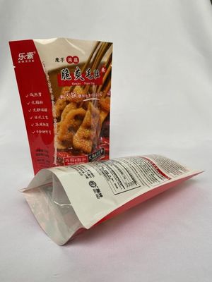Free Printing Stand Up Packaging Pouches Custom BPA For Sea Food 180g