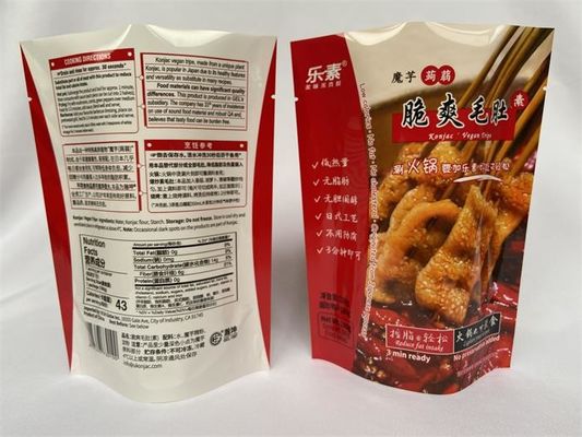 Free Printing Stand Up Packaging Pouches Custom BPA For Sea Food 180g