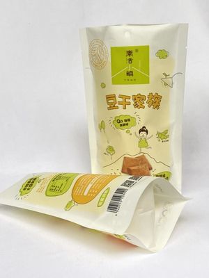 Standing Packing Kraft Barrier Pouches Anti Oxidation Customized Color