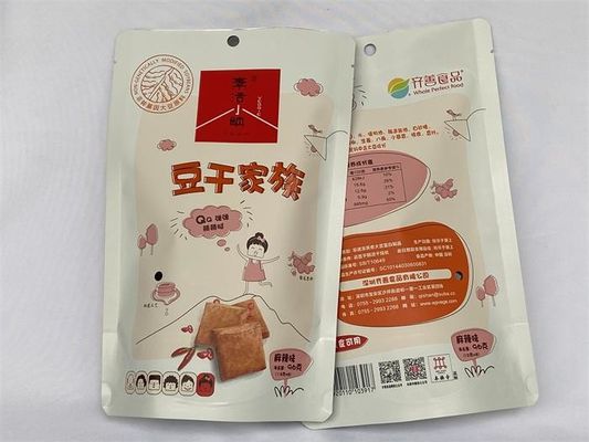 Vacuum Metalised Stand Up Packaging Pouches Mylar Resealable