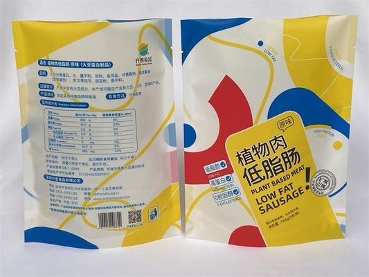 PE Material Stand Up Packaging Pouches Laminated Custom Printed