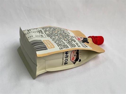 QS High Barrier Spout Packaging Pouches Eco Friendly For Liquid