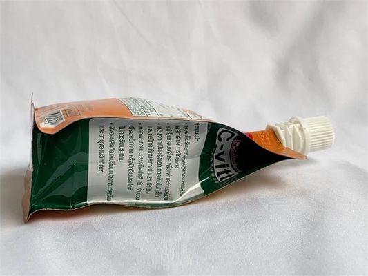 Flat Bottom Spout Packaging Pouch High Barrier For Fruit Drinks 150ml