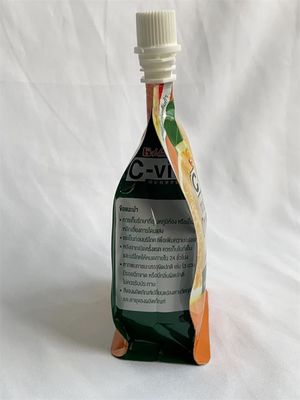 Flat Bottom Spout Packaging Pouch High Barrier For Fruit Drinks 150ml