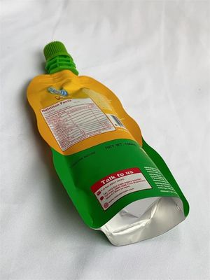 Custom Printed 100ml Spout Pouch Moisture Free Liquid Spout Bags