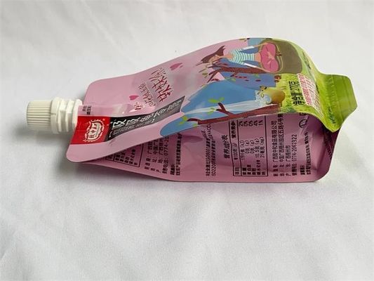 110 Microns Stand Up Spout Packaging Pouch Bottom Seal AL Material