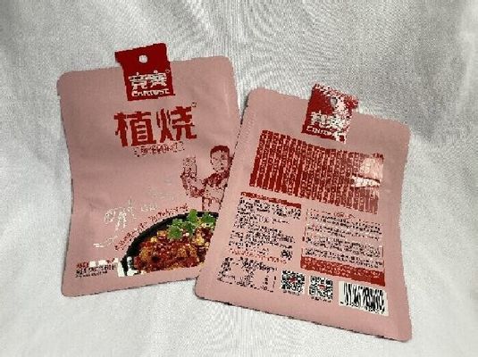 Custom Logo Stand Up Pouch Bags Convenience Flexibility With Hang Hole