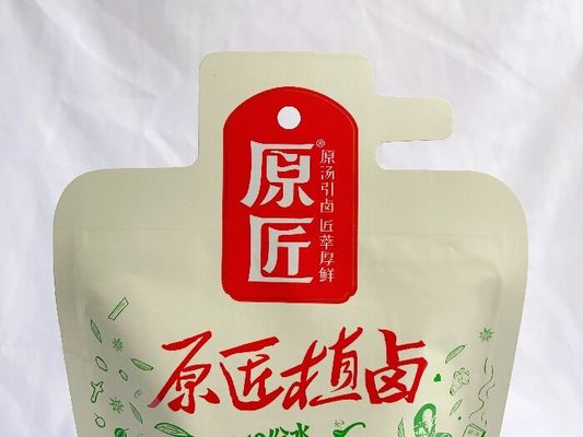 Custom Printing Plastic Stand Up Pouch CMYK Color For Snack Coffee