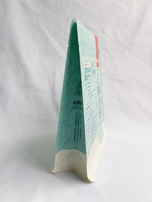 Resealable Flat Bottom Side Gusset Bag Heat Seal PET Material