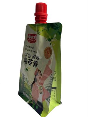 Customized Spout Packaging Pouch Retortable Liquid Stand Up Pouch