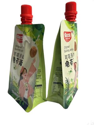 Customized Spout Packaging Pouch Retortable Liquid Stand Up Pouch