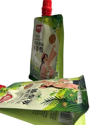 Customized Spout Packaging Pouch Retortable Liquid Stand Up Pouch