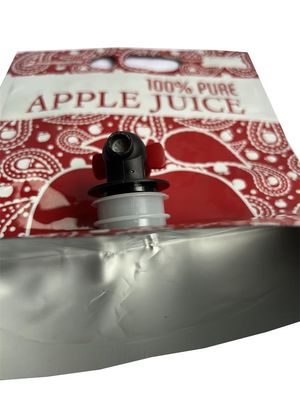NY Material Bag In Box Liquid Packaging Bib With Spout For Apple Juice